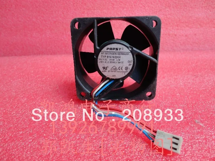 

For The German PAPST TYP614N/2HH 24V 3.0W 6CM 6025 three-wire inverter fan ++cooling fan