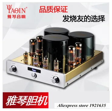YAQIN MC 10T EL34 x 4 класса а усилитель клапанной трубки интегрированная ультра линейный