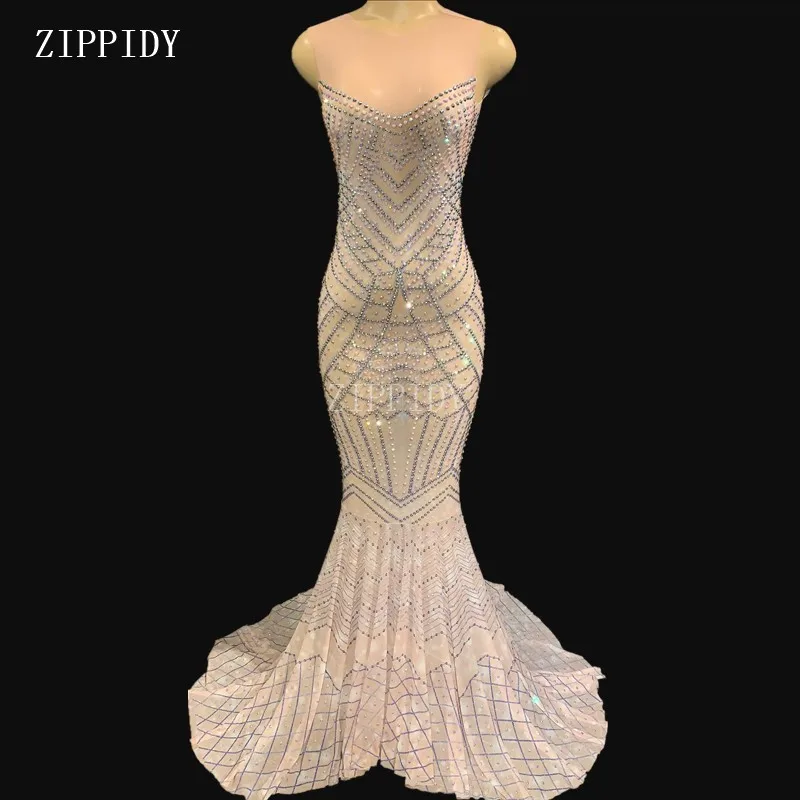 see through sparkly dress