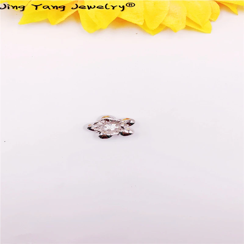 

2019 JINGYANG Silver Zinc Alloy Blank Base Setting Jewelry Accessories The new listing hand made jewelry bail