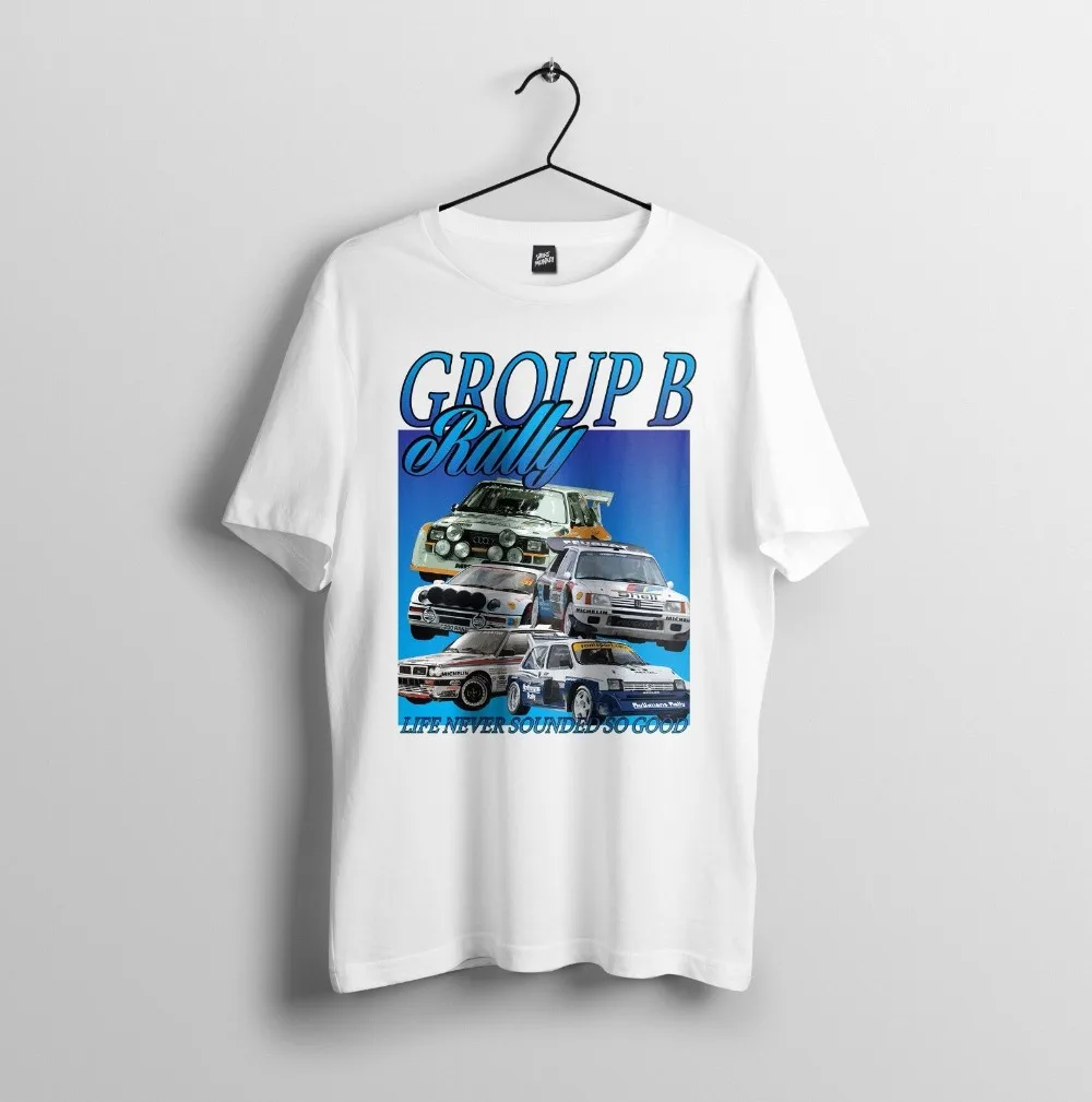 Группа B Gruppe ралли дань-80'S 90'S турбо ФИА-мужская футболка унисекс модель 2019