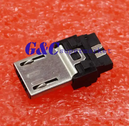 

10Pcs Micro USB 5pin B Type male Jack Socket Connector for Phone