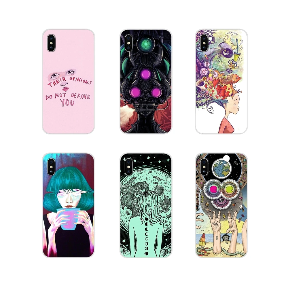 Для LG G3 G4 Mini G5 G6 G7 Q6 Q7 Q8 Q9 V10 V20 V30 X Power 2 3 K10 K4 K8 2017 psychedelic art аксессуары чехлы для