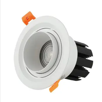 

5W 7W 15W 20W 35W Zoom spotlight LED Ceiling Lamp embedded spotlight Zoomable Adjustable focus background wall COB Downlight