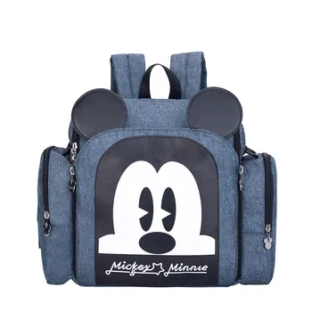 

Authentic Disney Mickey Minnie Mommy Diaper Bags Mother Large Capacity Travel Nappy Backpacks Baby New Nursing Bags