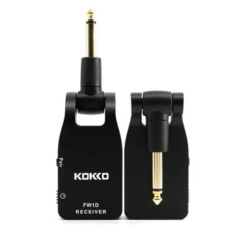 

2.4G Wireless Guitar Transmitter Receiver System Built-in Rechargeable Battery 30M for Electric Guitars Bass Accessory