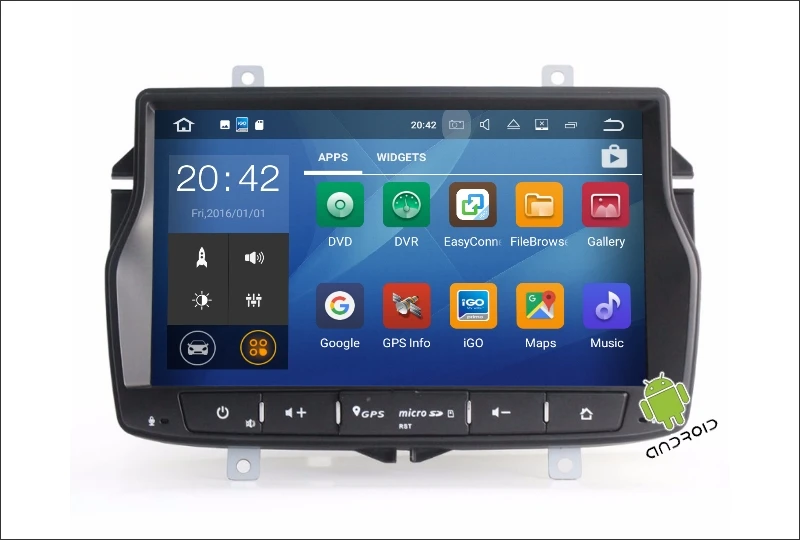 Perfect YESSUN Car Android Navigation System For Lada Vesta 2015~2017 - Video Audio Radio Stereo Player GPS Navi Multimedia 1