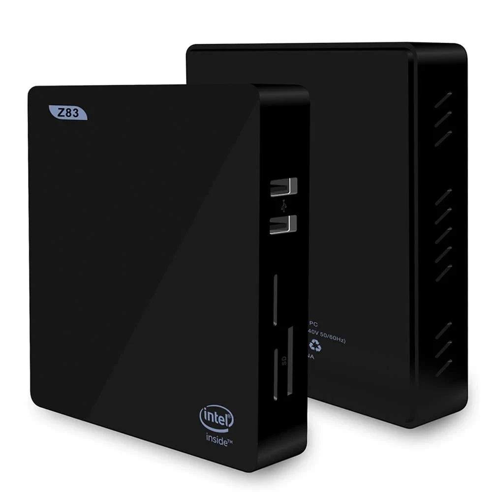 Z83 мини ПК Intel Atom Z8350 до 1,92 ГГц 4 Гб ОЗУ 64 Гб ПЗУ windows 10 Bluetooth 4,0 4K WiFi 1000M LAN win10 Smart tv Box T7