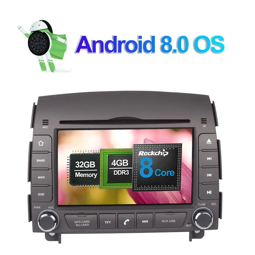 2 Din Android 9 0 Восьмиядерный 4 Гб ОЗУ автомобильный DVD плеер GPS головное устройство для