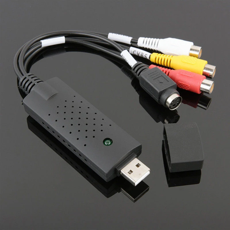 

VHS to Digital File Converter Express USB 2.0 to Video Grabber Audio AV TV Card LCC77