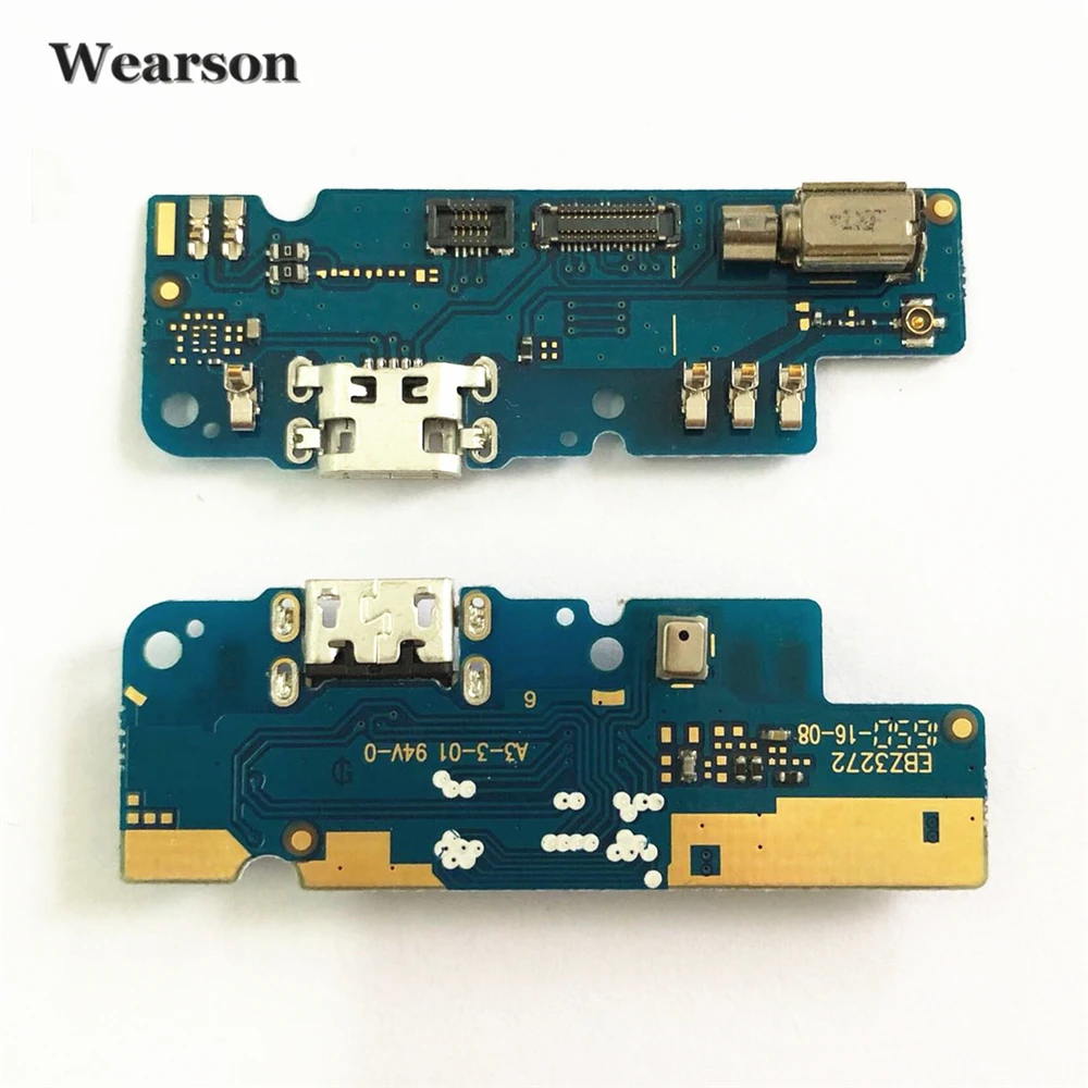 For Asus Zenfone Pegasus 3s max ZC521TL USB Board Charger Charging Port Dock Connector With Microphone Buzzer Tested