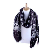 Новинка; Сезон Зима; Модный Детский Теплый хлопковый шарф в полоску с кисточками; сезон весна-осень; для мальчиков и девочек; длинный милый удобный шарф с рисунком оленя