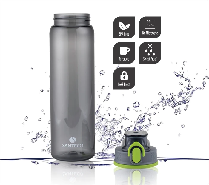 Sports Lightweight Bottle for Water BPA-free Tritan Flask Water 800ml