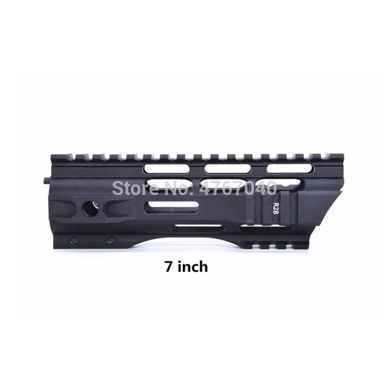 7, 10, 12, 15 дюймов AEG M4 M16 AR15 свободном M-Lock четырехъядерный поручень Dovetail с ствола Гайка для охоты