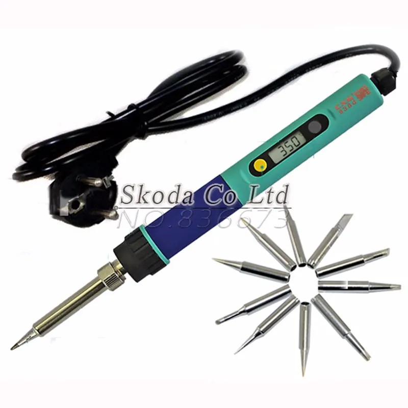 EU Plug high quality CXG 936d Adjustable constant temperature Internal heating electric soldering iron+10pcs solder tips
