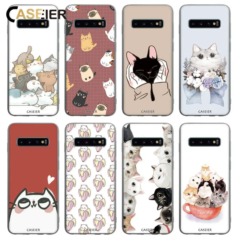 CASEIER матовый чехол для телефона Samsung S9 S8 S10 Galaxy A7 A3 A5 A6 2018 2017 2016 чехлы Fundas |