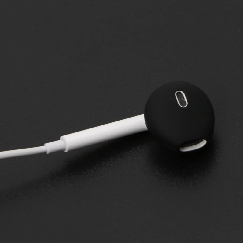 Silicone Earbud Covers with Ear Hooks - Noise-Isolating Eartips (2/4 Pairs)
