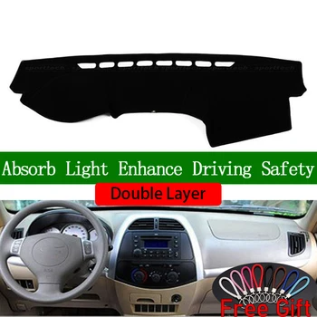 

Double Layer Car Stickers For CHERY TIGGO 2005 2006 2007 2008-2010 Dashboard Cover Car Accessories Interior Anti-UV Car Decals