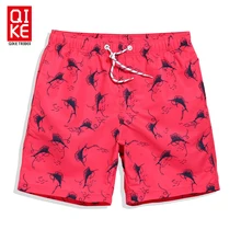 Mens board shorts swimming trunks print animals sexy beach surfing bermudas swimwears men swimsuit bathing suit