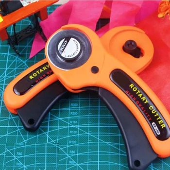 

New Fashion 45mm Rotary Cutter Fabric Cloth Cutting Quilters Sewing Quilting Fabric Cutting Craft Tools