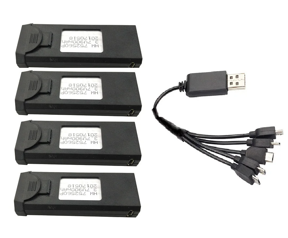 YUKALA XS809HW батарея 3 7 V 900mAh Lipo запасные части Аксессуары для VISUO XS809 XS809W складной RC