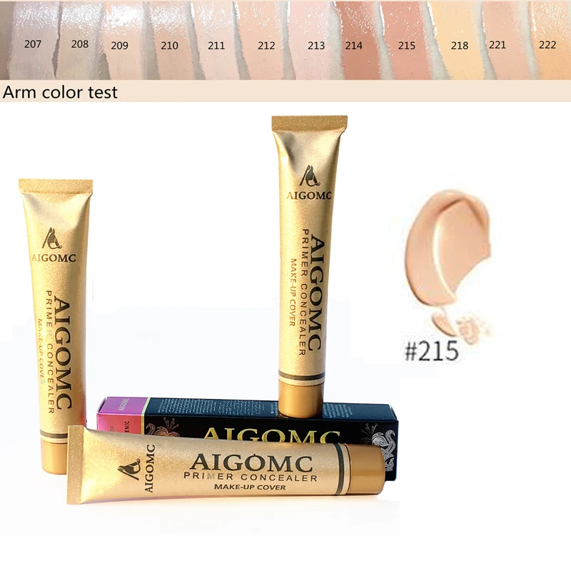 14 цветов Золотая туба основа маскирующего крема Make Up Cover Pro консилер контуринг модификация кожи консилер для лица - Цвет: DD-215