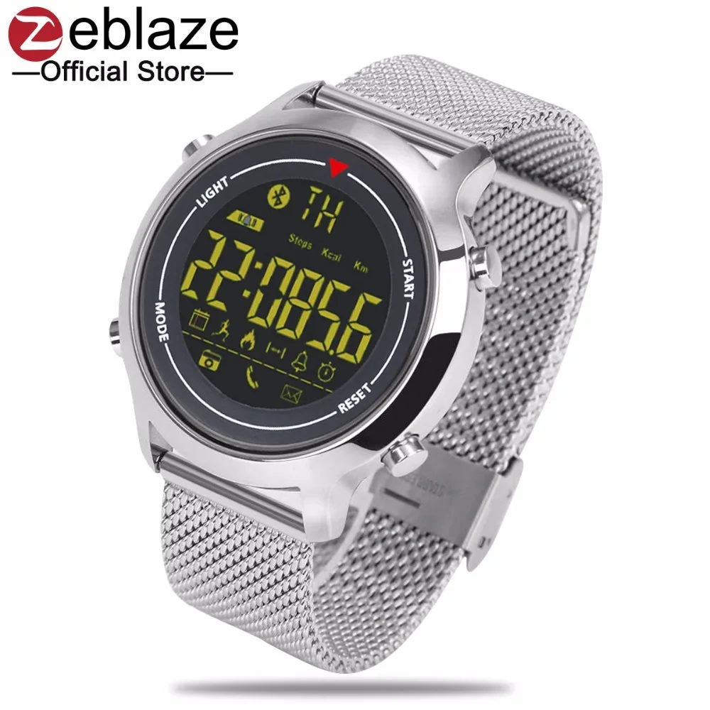

Zeblaze VIBE Hiking Sports Smart Watch 5ATM Waterproof Smartwatch 365 Days Stand-by Time Wearable Devices For Android iOS