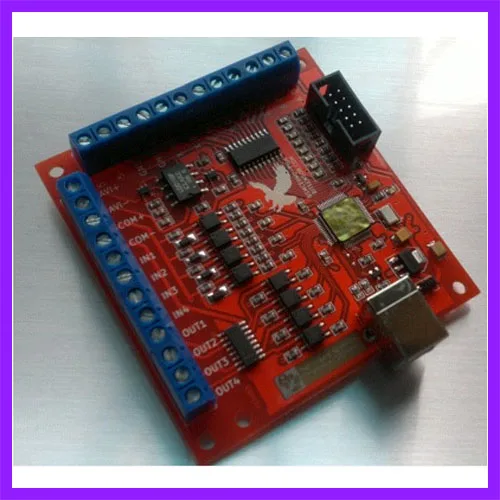 MACH3 4-Axis 100KHz USB CNC Controller Card Smooth Stepper Motion Control DE SHI