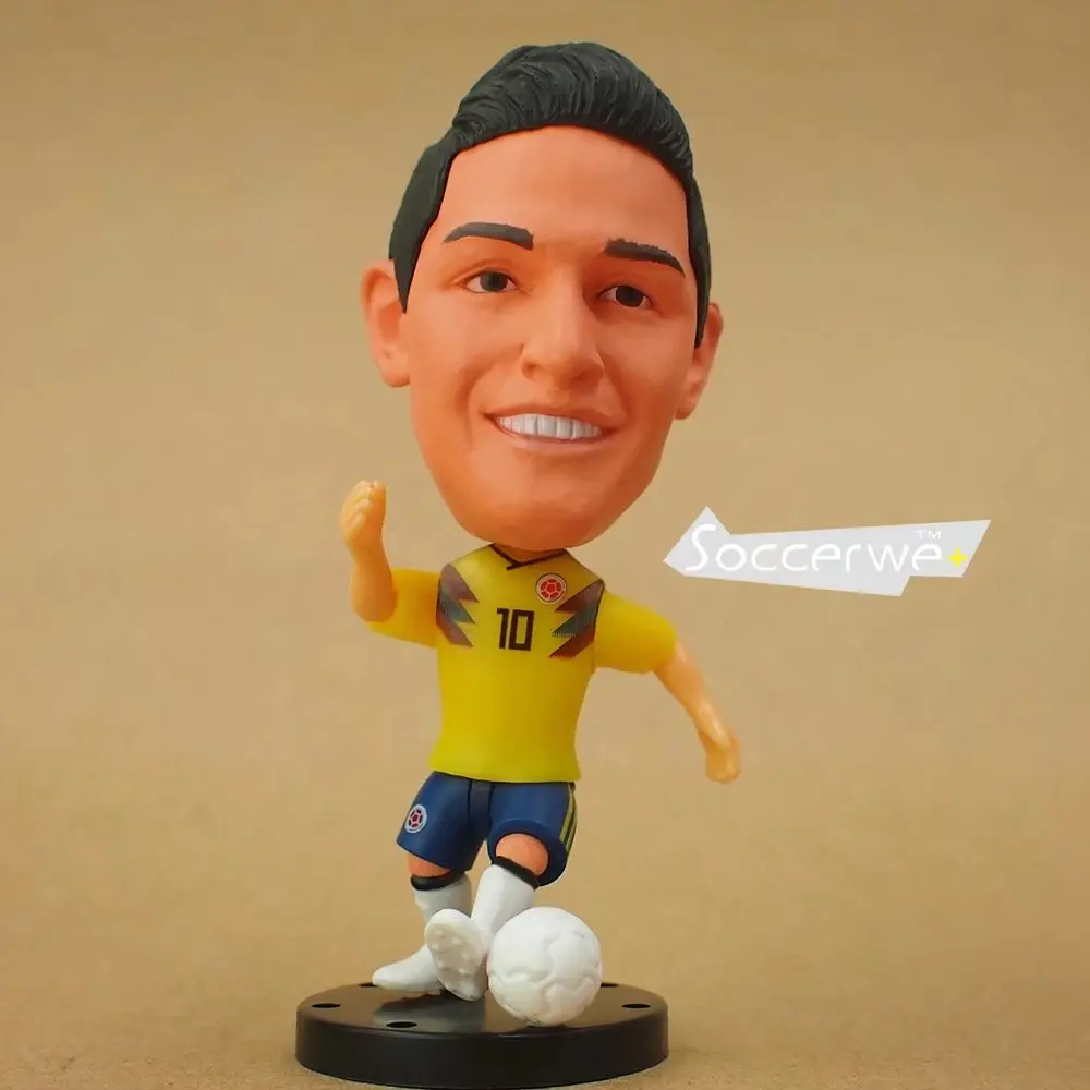 

Football Soccer Player Star Colombia team 10# JAMES 2.5" Toy Doll Figure
