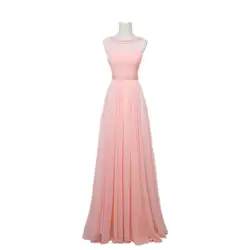 Жемчуг розовые платья для выпускного вечера Длинные дешевые кутюр платья для женщин Формальные для шифонвечерние Вечернее Vestido Longo Formatura