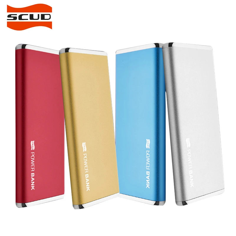 

SCUD 10000 mAh 2A Power Bank, external Battery Portable Charger Dual USB 10000mAh Powerbank M100