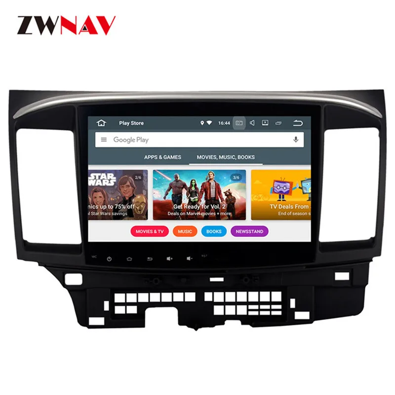 Cheap Android 9.0 Car Multimedia Player GPS Navigation Head Unit For Mitsubishi Lancer Lancer X Galant Fortis 2007-2017 EVO 10 IPS 9