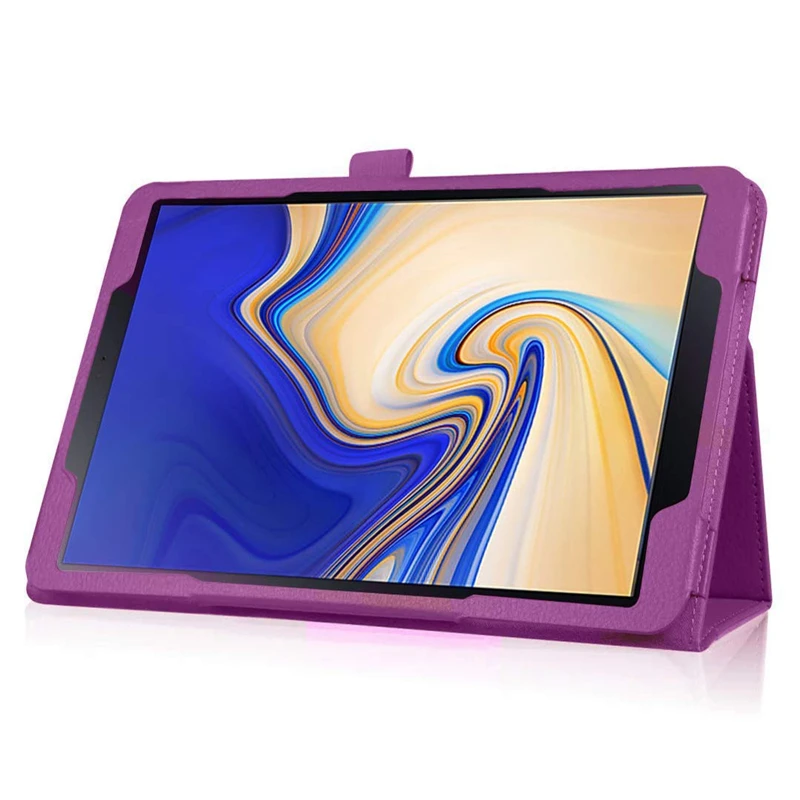 US $234.00 50Pcslot PU Leather Smart Folio Cover with Stand Auto SleepWake Feature for Samsung Galaxy Tab S4 105 inch T830T835 Tablet