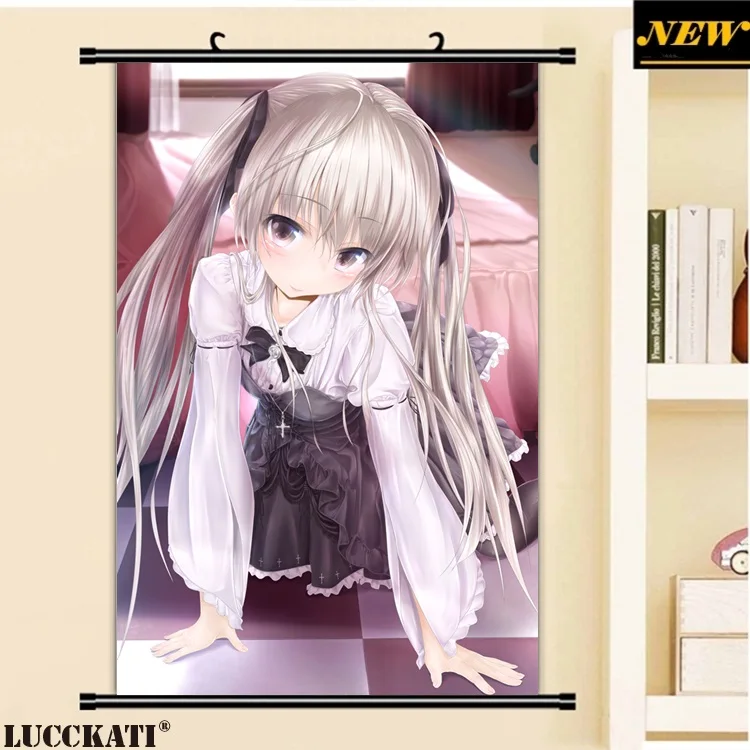 40X60 см Yosuga no Sora Sky Of Соединительный сексуальный леденец голый клитор мультфильм аниме Настенная картина прокрутка холст картина плакат