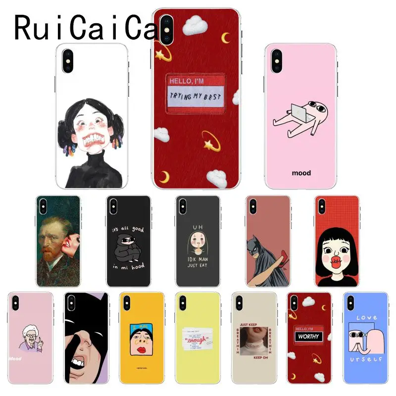 Модный чехол для телефона Ruicaica Hello im try my best Ketnipz с мультипликационным принтом iPhone6S