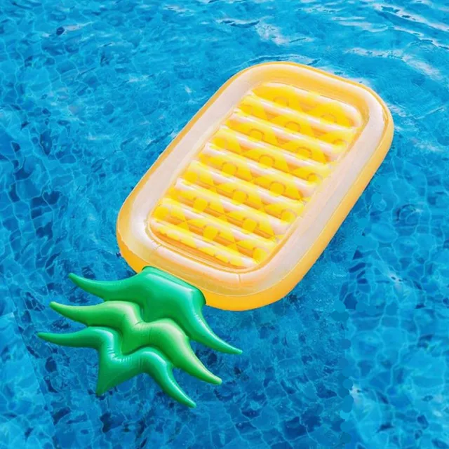 190*90cm Pineapple Shape Inflatable Air Mattress Water Boat Floating
