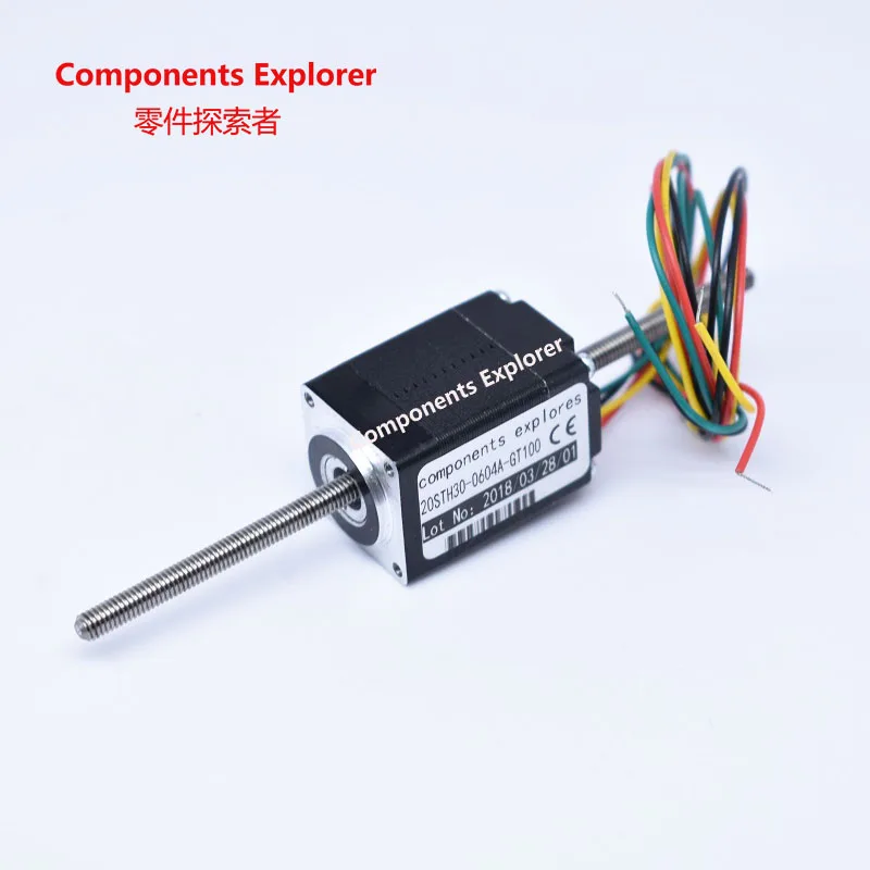 Непленные шаговые двигатели Nema8 20STH30 0604A GT100 длина 100 мм|Шаговый двигатель| |