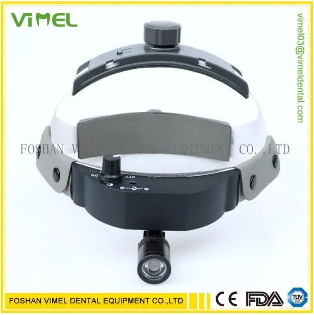 

Dental Surgical LED headlamp 3W Loupe Magnifier Headlight Brightness Adjustment