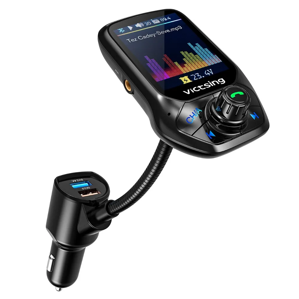 VicTsing FM Bluetooth Transmitter Radio Adapter 9
