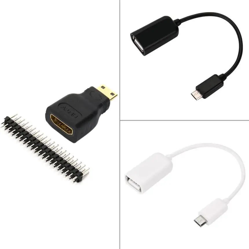 Raspberry Pi Zero Mini HDMI папа мама + Micro USB GPIO Прямая поставка 13 февраля|pi zero|raspberry pi zero pimini-hdmi