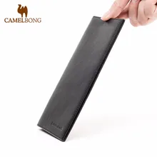 Camelbong 2017 Cowhide Leather Male Long Wallets With Card Holder Soft Purse Business Casual Clutch For Men Free Shipping