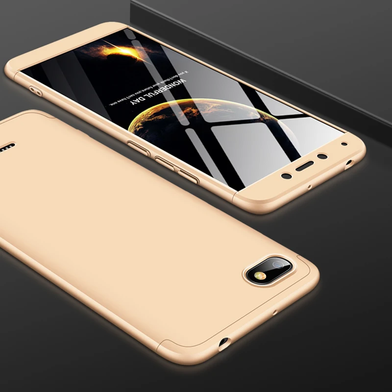 360 Full Cover For Xiaomi Redmi 6 Pro S2Y2 Note5 Luxury Hard Plastic Matte Case For Redmi 4X 5A Y1 5Plus Funda + Tempered Glass (8)