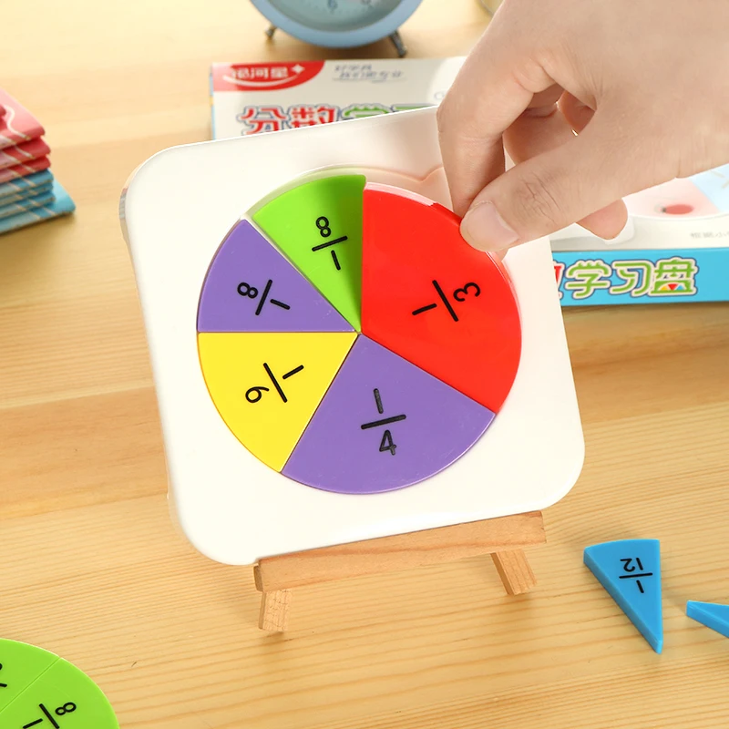 

Elementary Mathematics Fractional Problem Demo Props Fractional Graphic Presentation Panel Children Learning Education Math Aids