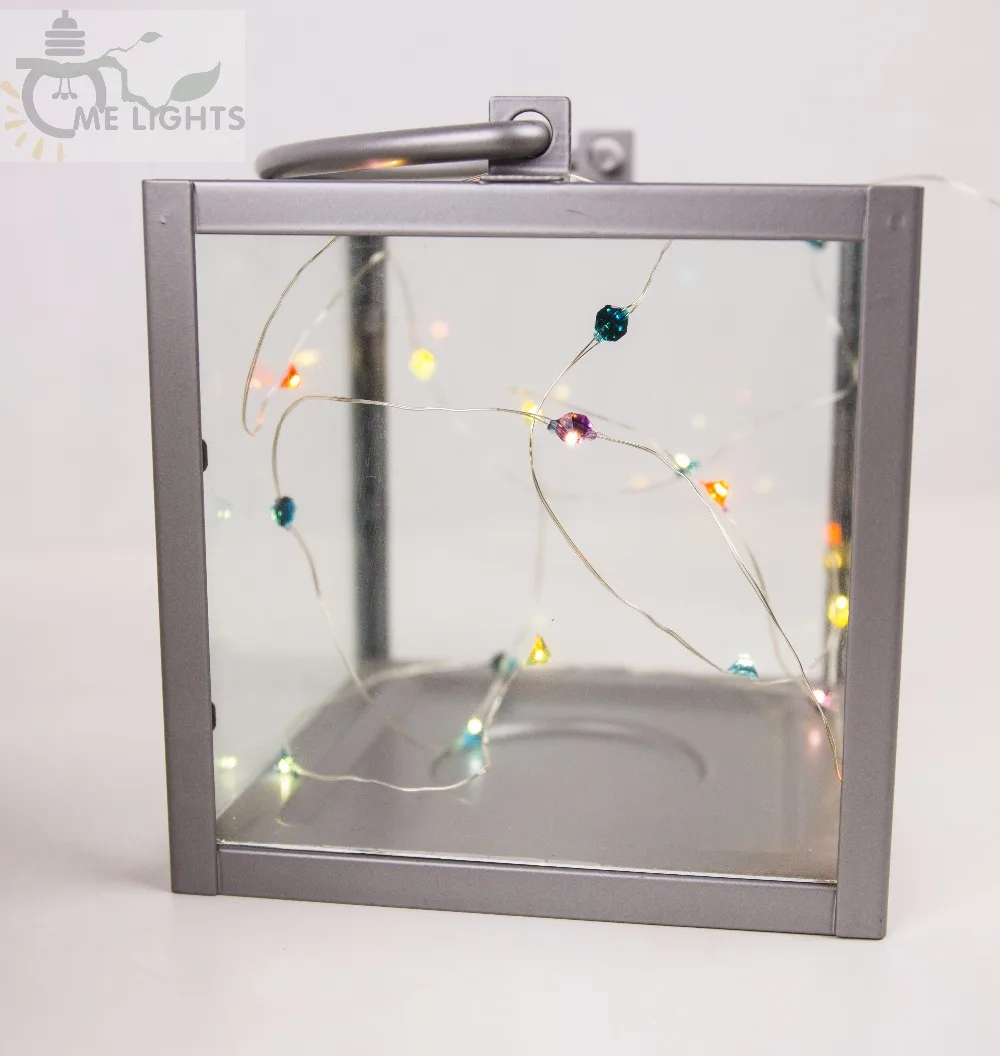 Battery Powered Rainbow Diamond String Lights gerlyanda Decorative LED Christmas Lights for Party Holiday Decoration Garland Battery Powered Rainbow Diamond String Lights gerlyanda Decorative LED Christmas Lights for Party Holiday Decoration Garland