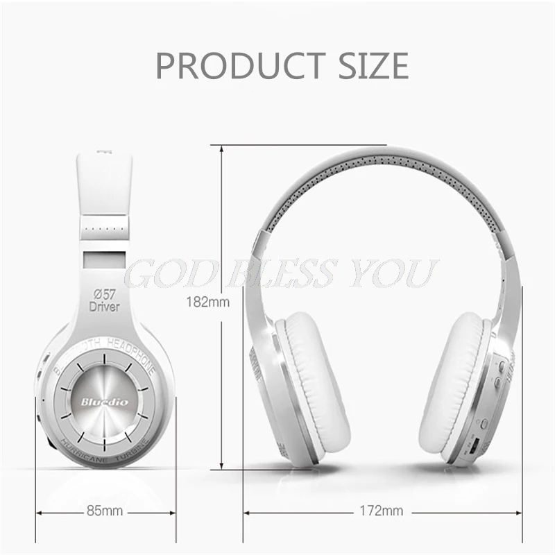 Беспроводные Bluetooth стерео наушники Bluedio Hurricane HT 4 1|Наушники и гарнитуры| |