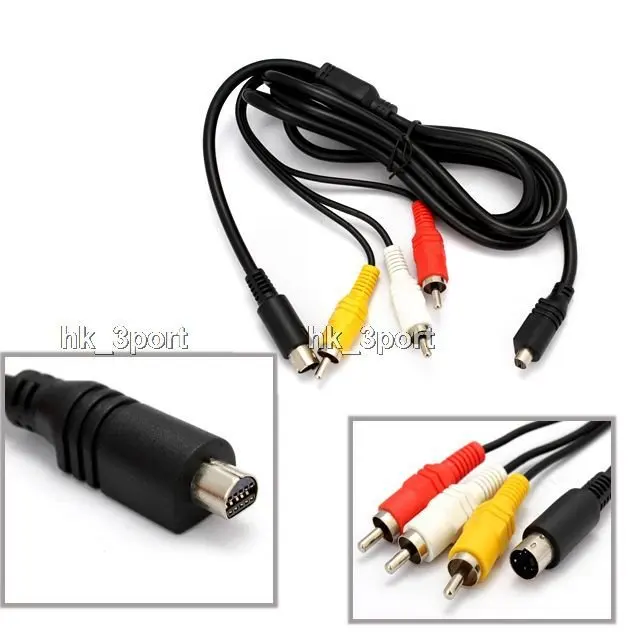AV TV Video Cable Cord For SONY Handycam Camcorder DCR DVD105 / DVD105e