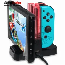 Многофункциональная док-станция для зарядки контроллера USB для nintendo Switch Joy-Con контроллер/Pro контроллер