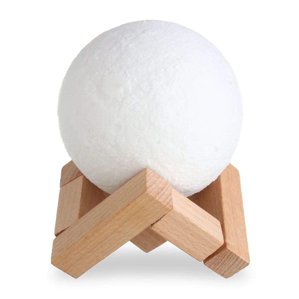 

8cm Diameter 3D Print Moon Lamp USB LED Night Light Moonlight Gift Touch Sensor Color Changing Night Lamp