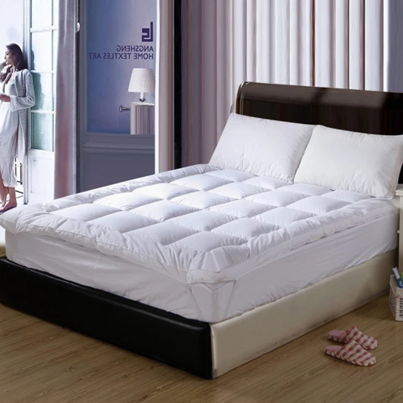 10 см толстый студенческий теплый складной одноместный или двойной матрас Модный Топпер стеганая кровать отель