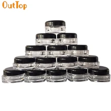 OutTop Love beauty женский 50 шт 3 г прозрачный косметический пустой баночек для ногтей Блеск для макияжа крем бальзам для губ многоразовый флакон 161227